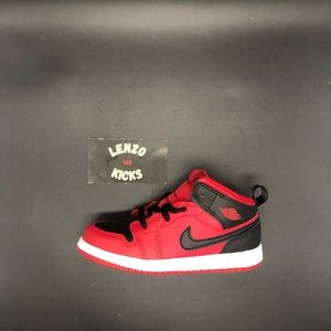 Jordan 1 Mid TD “Reverse Bred” Size 10c